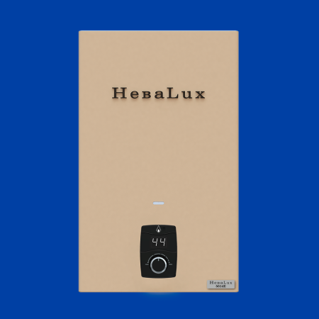 НЕВА Lux 5514Е бежевый колонка газовая (водонагреватель проточный)